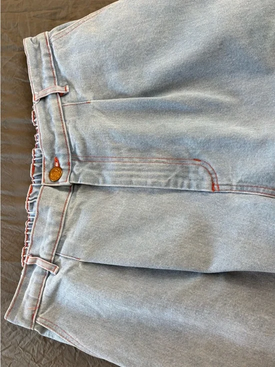 Big Bud Press Denim Hi-Rise Trousers. Size Large. - Picture 10 of 16